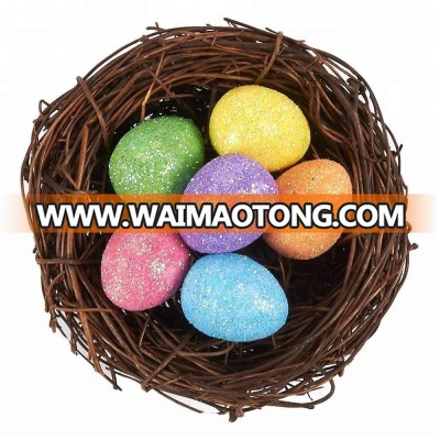 Sparkling Easter Eggs handmade easter decoration Foam Easter Egg