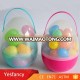 best sale large easter basket clear plastic easter egg with toys inside