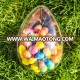 Large Easter Egg Shaped Plastic Fillable Container Wedding Favours Easter Decoration